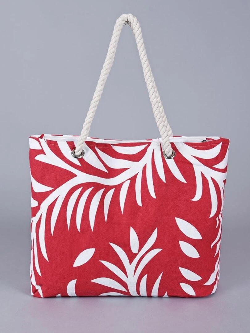 Sac de plage Licia Rouge