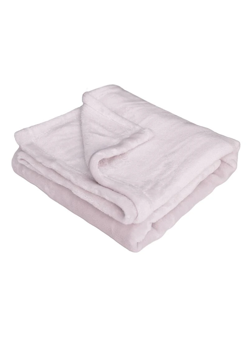Couverture unie microdoux Mauve lilas