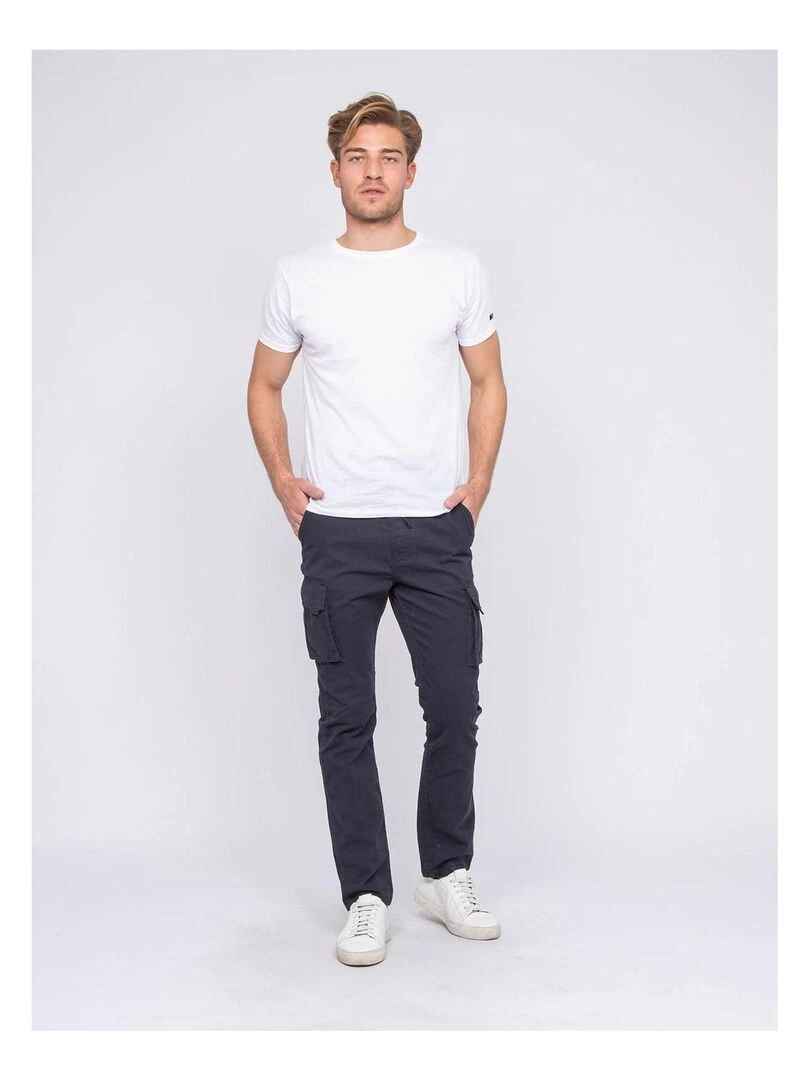 Pantalon battle CORK   Bleu marine