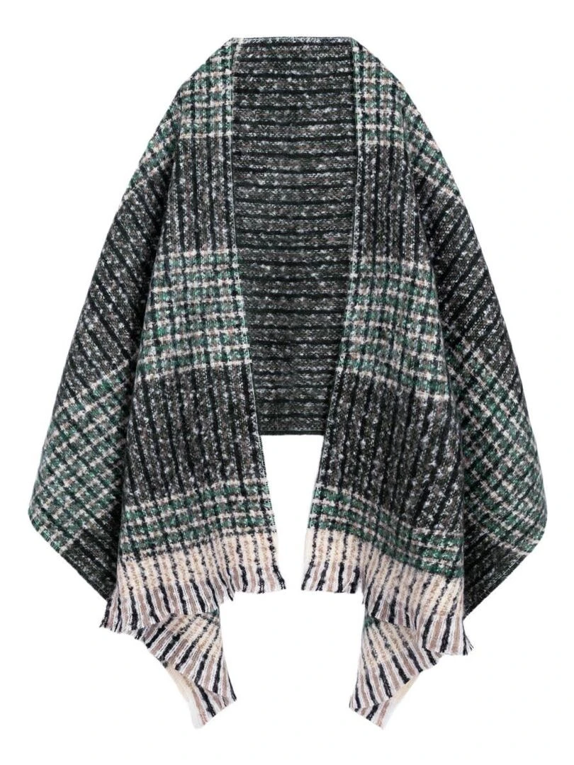 Châle Mohair Leela Fabriqué en France Vert