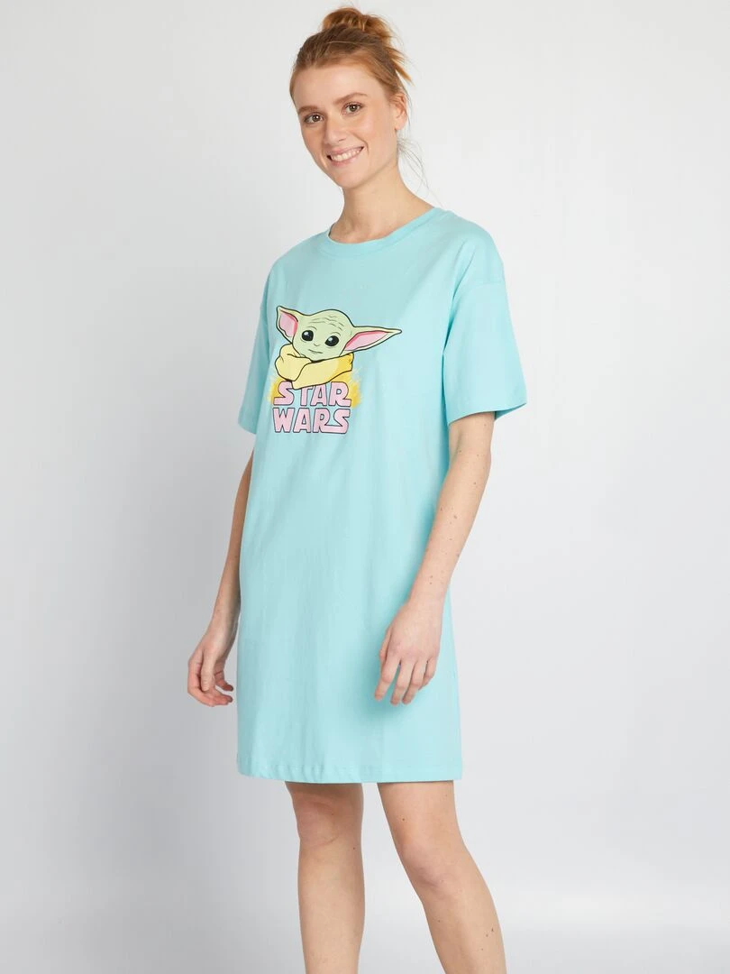 Chemise de nuit 'Star Wars' Bleu