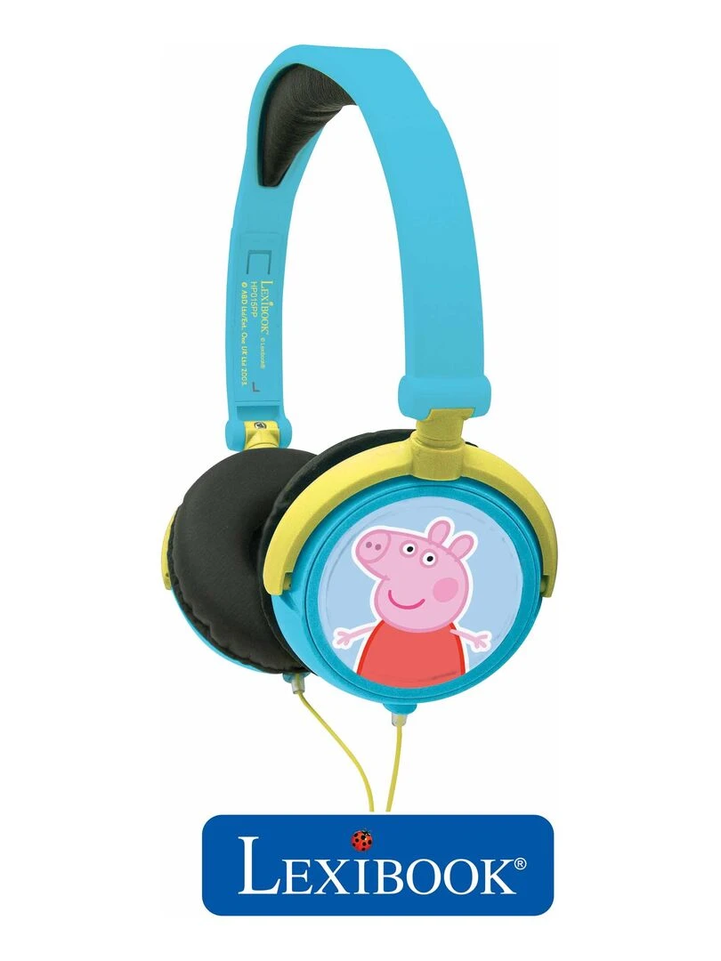 Casque Stéréo Filaire Pliable Pour Enfants Avec Limitation De Volume D'écoute Peppa Pig   N/A