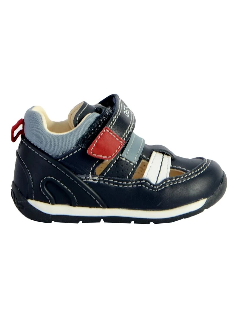 Sandales Geox BébéGarçons B Each B. A Nappa+Geobuck Bleu