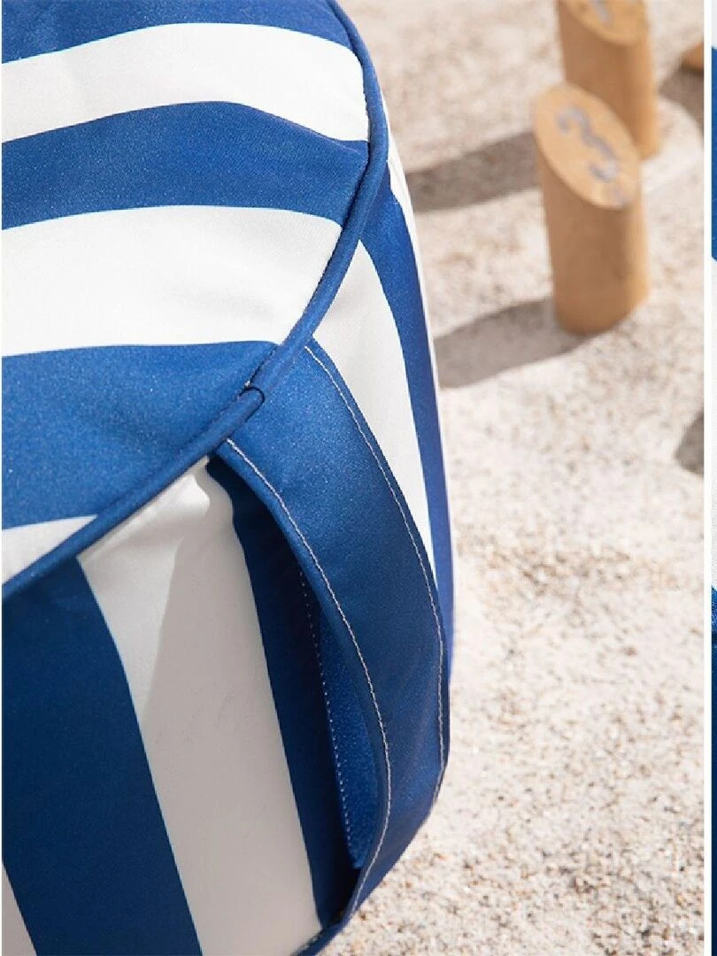 Pouf gonflable 'SUMMER STRIPES' 'TODAY'   Bleu