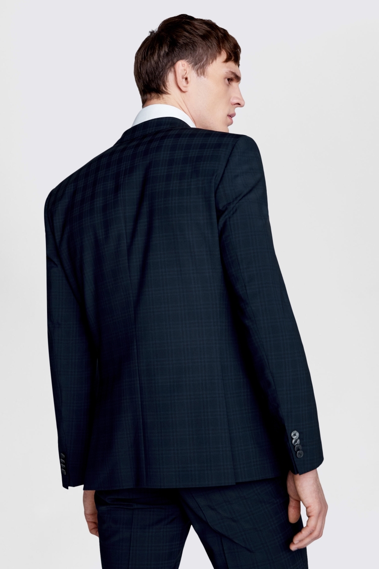 Slim Fit Tartan Dress Jacket   Buy Online at Moss