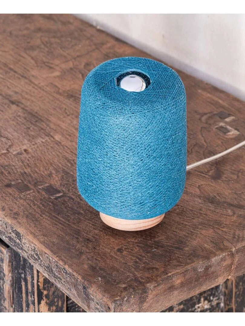 Lampe à poser Madison   Bleu canard