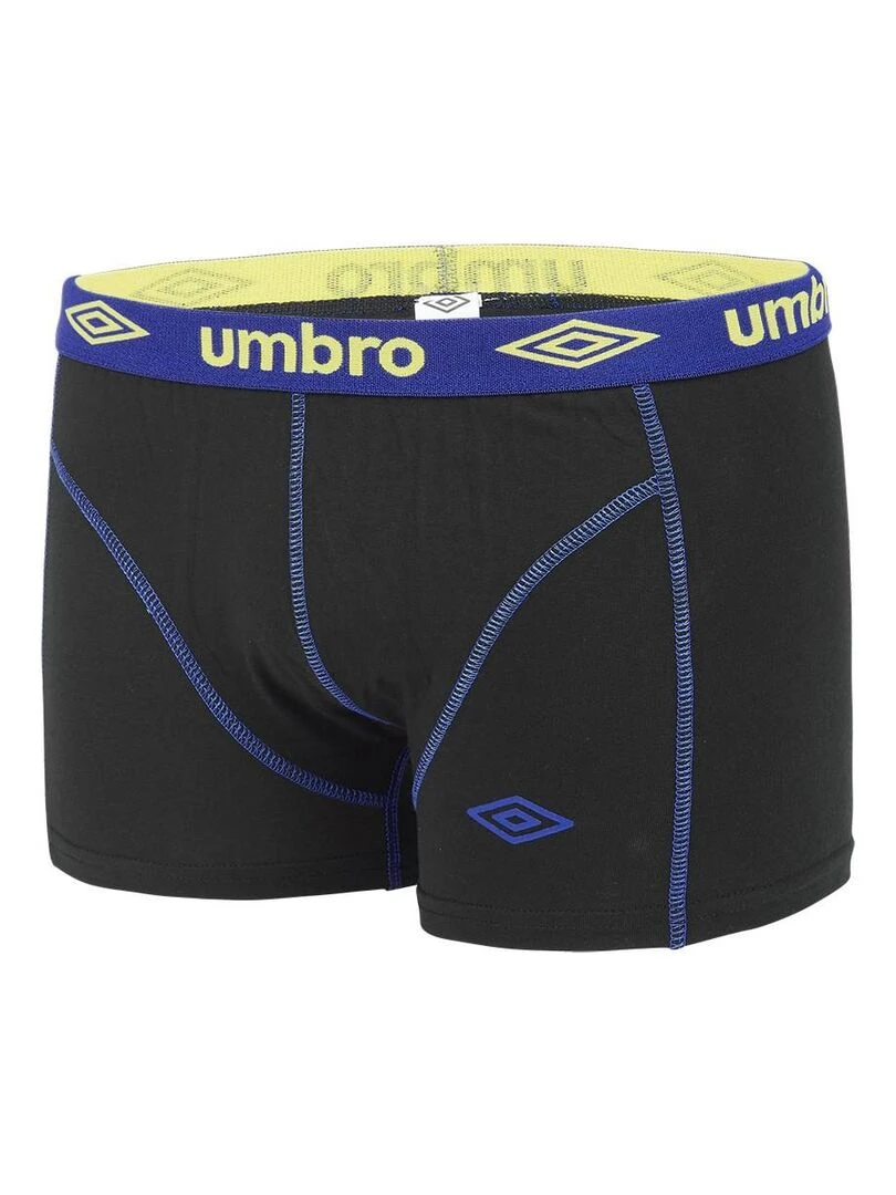 Lot de 4 Boxers coton homme Umbro   Noir