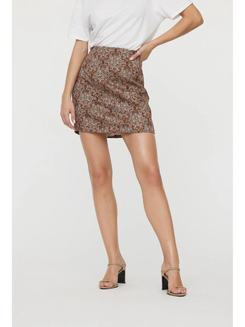 Lee Cooper Jupe polyester PATCHI Marron