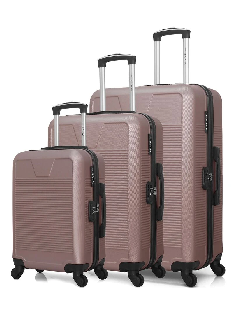 WAVE PARIS SET DE 3 SELENGA Rose