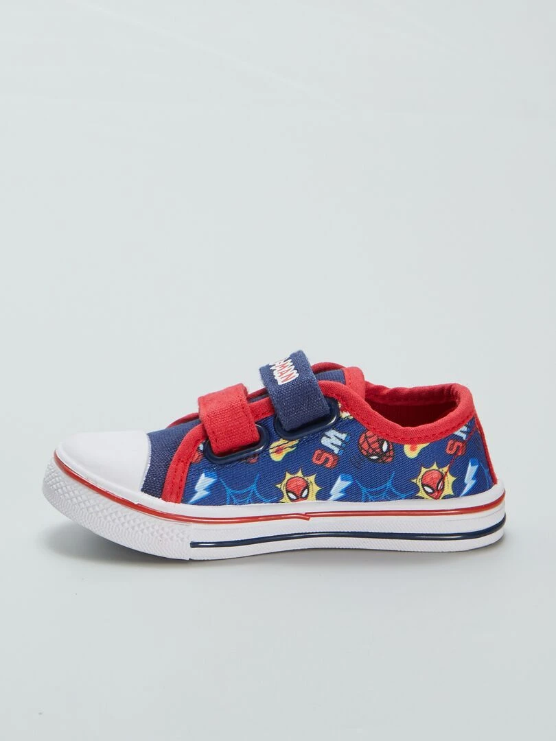 Baskets en toile 'Spiderman'   Bleu/rouge
