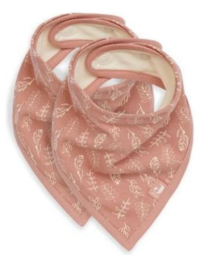 Bavoir Bandana Meadow Rose des Bois (2pcs) Jollein Rose