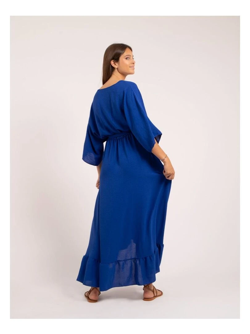 Robe longue IOANNA Bleu roi