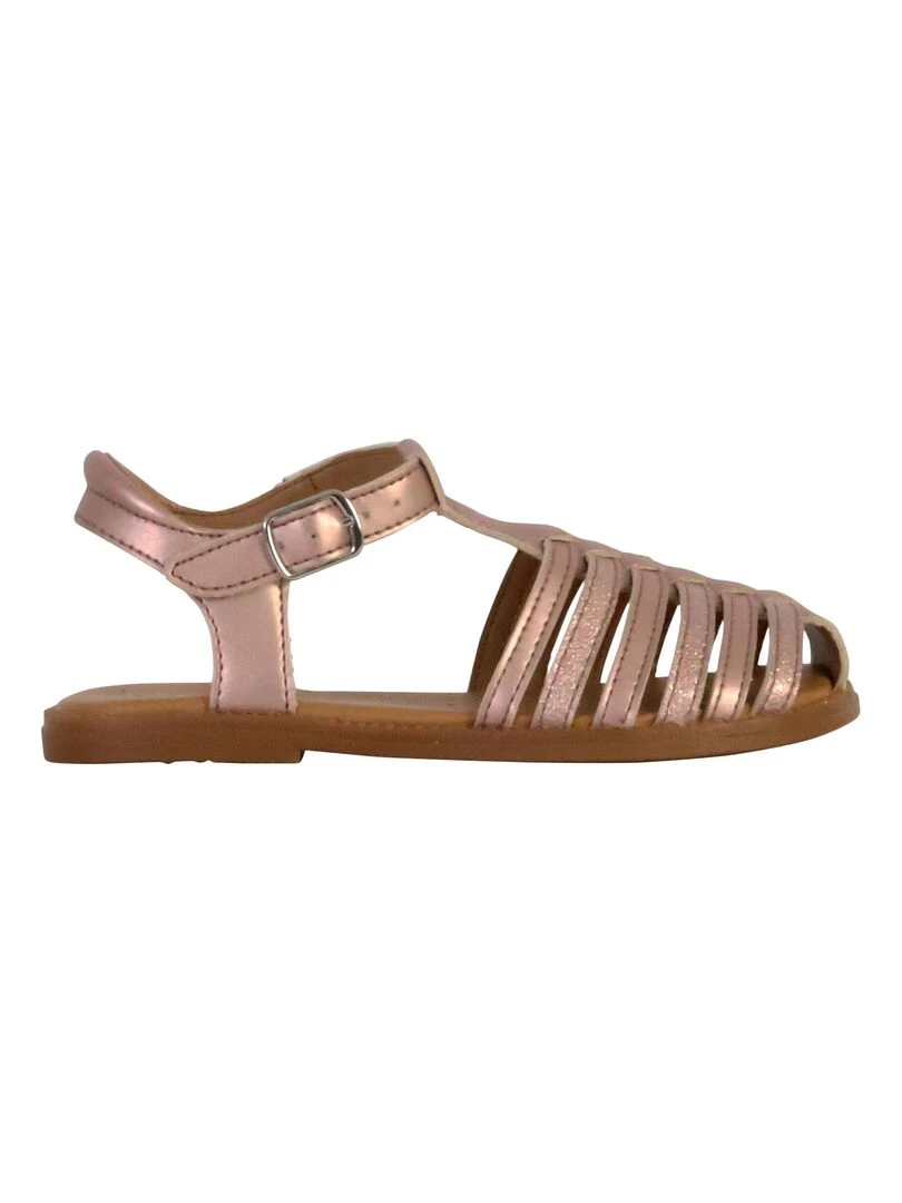 Sandales Cuir Enfant Geox Karly Rose