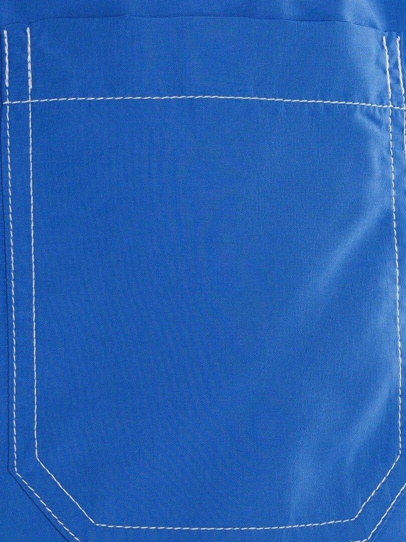 Boxer imprimé carreaux en lyocell I am Dew   Bleu