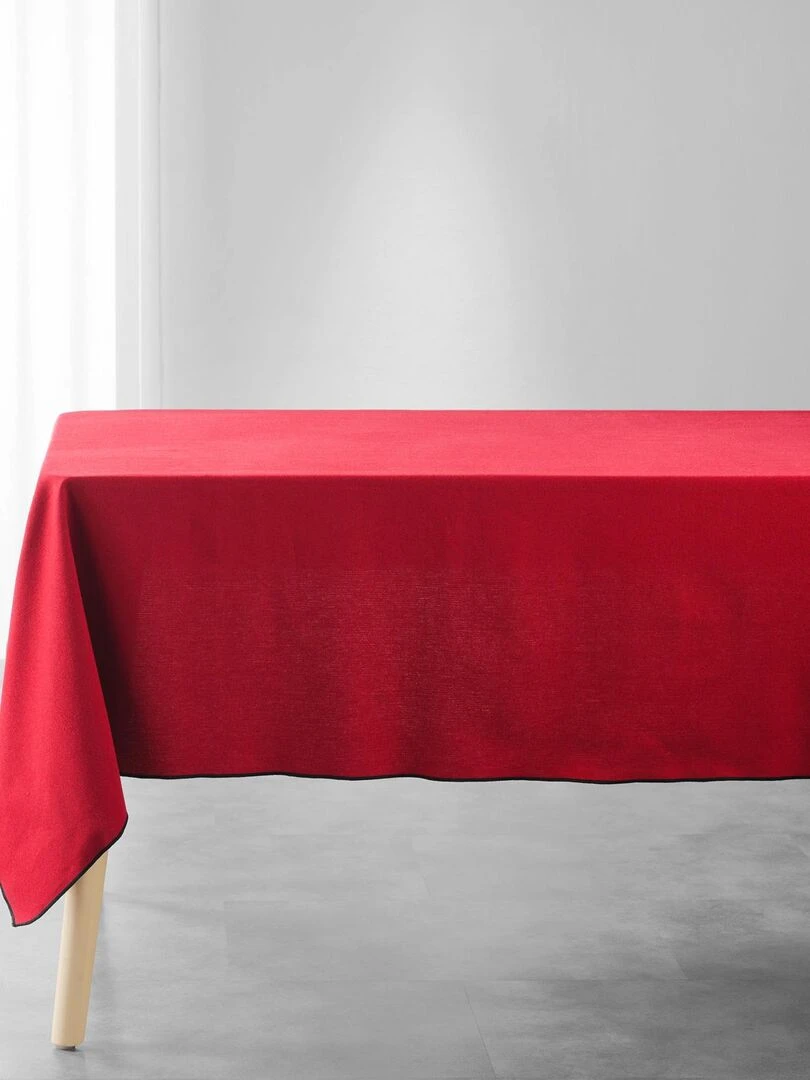 Nappe bourdonnée en coton recyclé Bordeaux