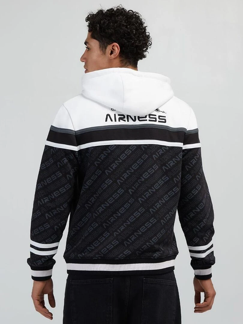 HOODIE ZIPPE URGENT Airness Noir