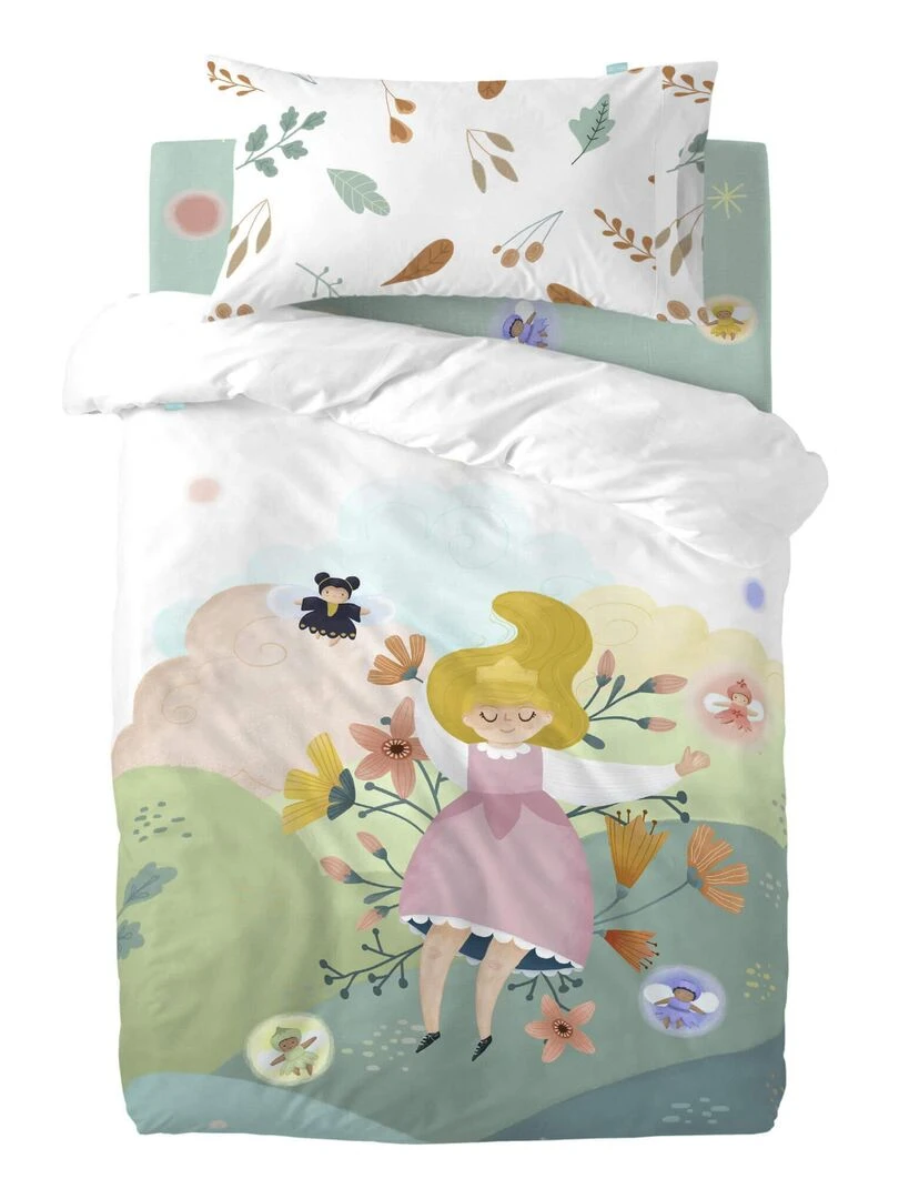 Taie d'oreiller Dreaming "Happyfriday" Multicolore