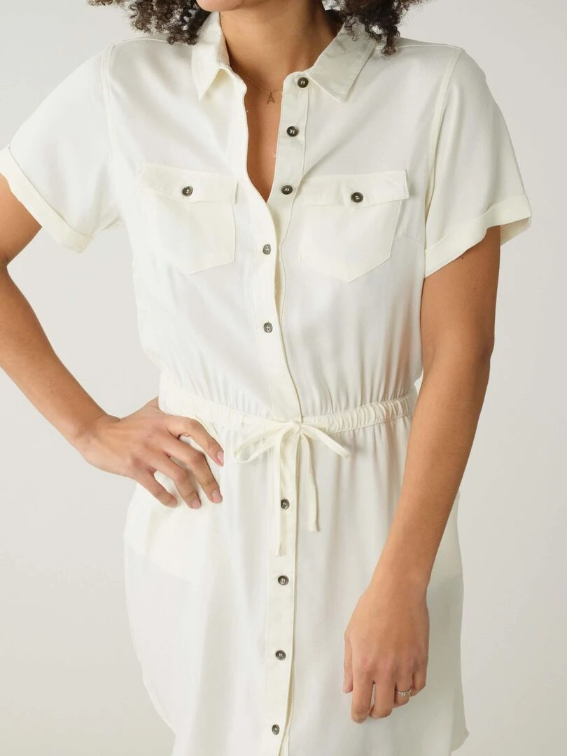 Robe casual 'Deeluxe'   Blanc