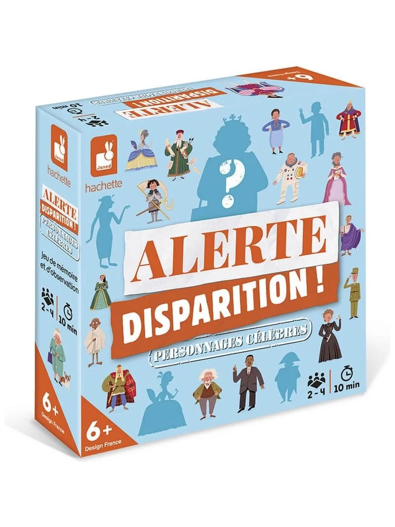 Alerte Disparition ! Personnages célèbres   N/A