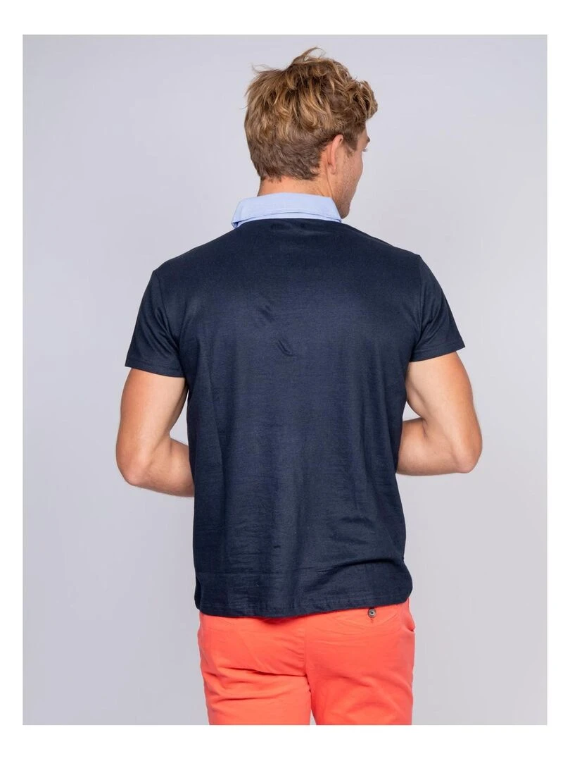 Polo PINOLE Bleu marine