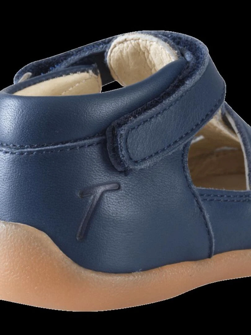 Sandales cuir Rocky Bleu marine
