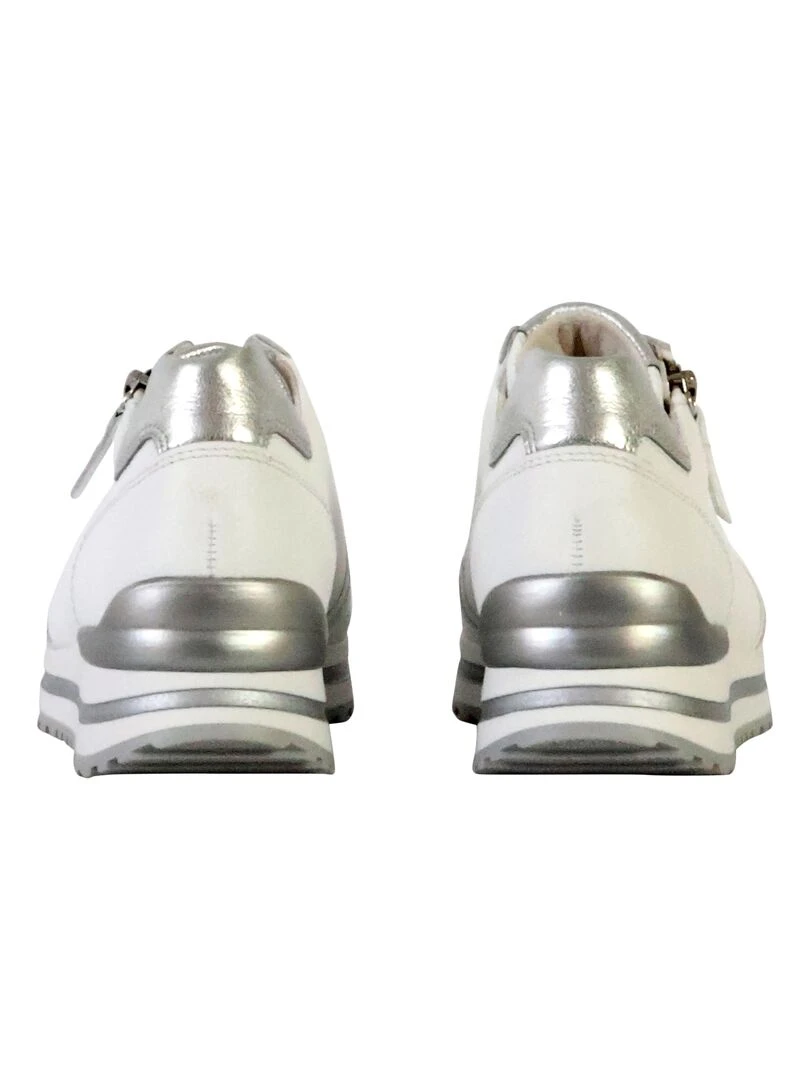 Basket Cuir Gabor FI. Twist   Blanc