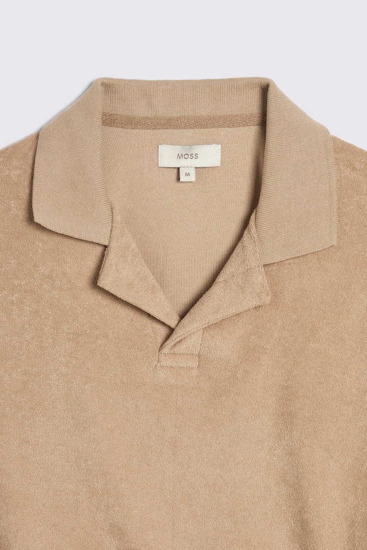 Linen Blend Pink Skipper Polo   Buy Online at Moss