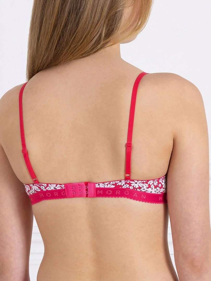 Soutien gorge sans armatures souple GABY   Morgan Junior   Rose