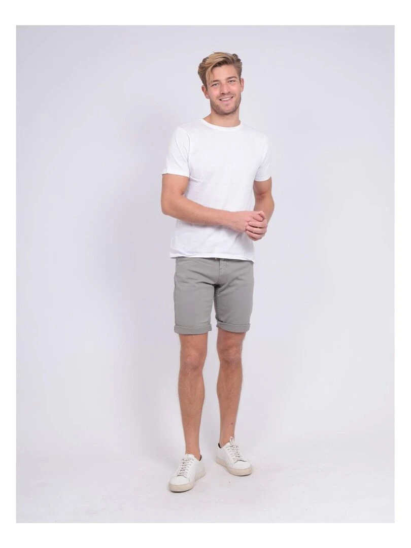 Bermuda chino BANDAL   Gris clair