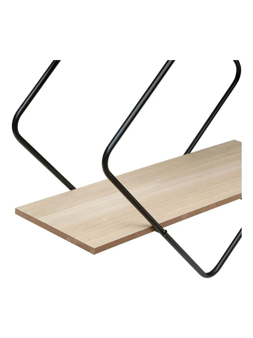 Étagère murale métal MDF Nena Beige