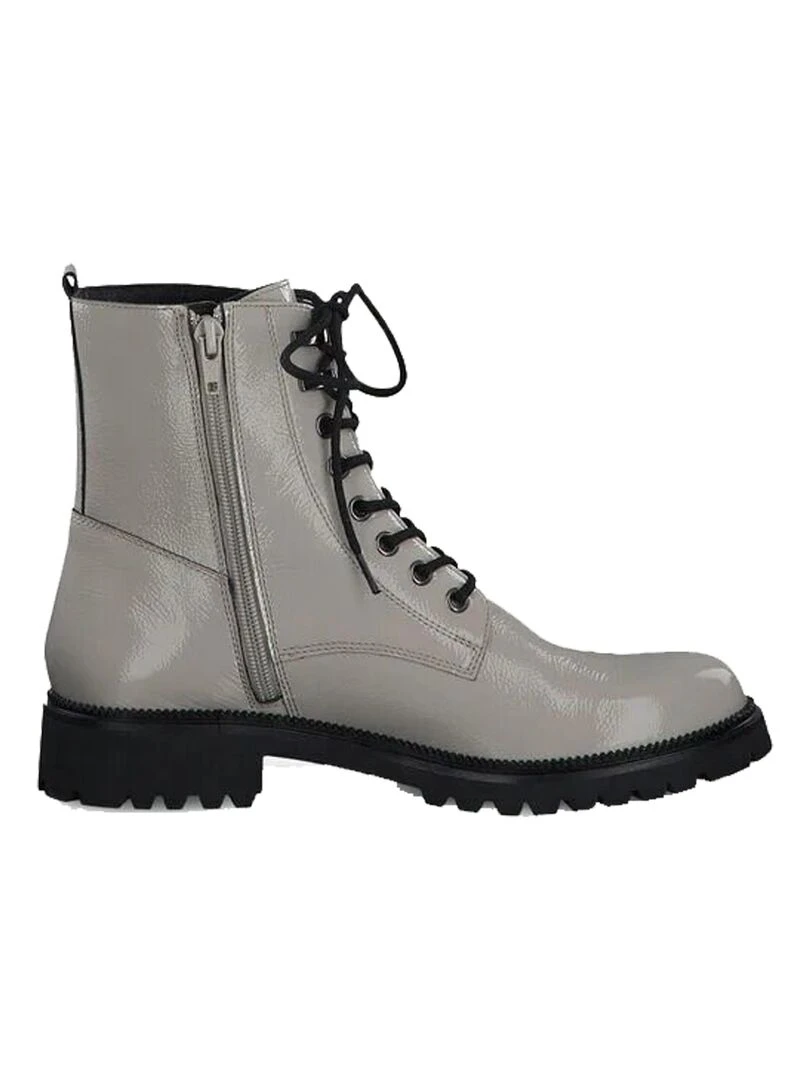 Bottine Cuir Tamaris   Gris