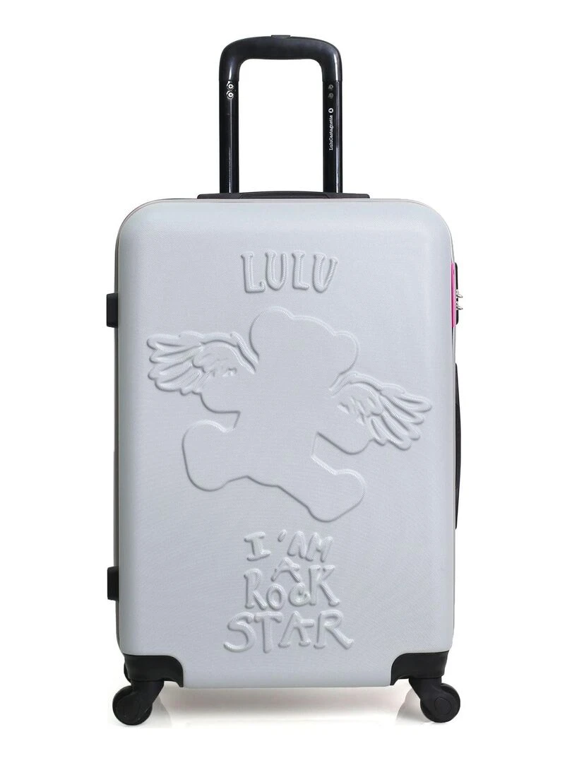 LULU CASTAGNETTE VALISE L OURS AILE Gris