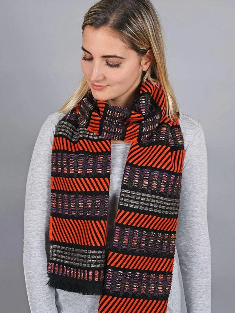 Echarpe Tipi Fabriqué en France Orange