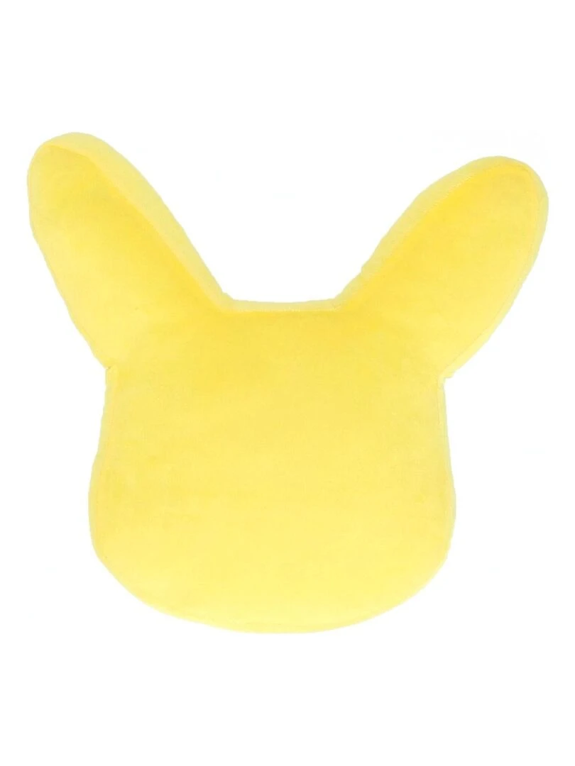 Coussin Forme 3D Pokémon Pikachu   100% Polyester   Jaune