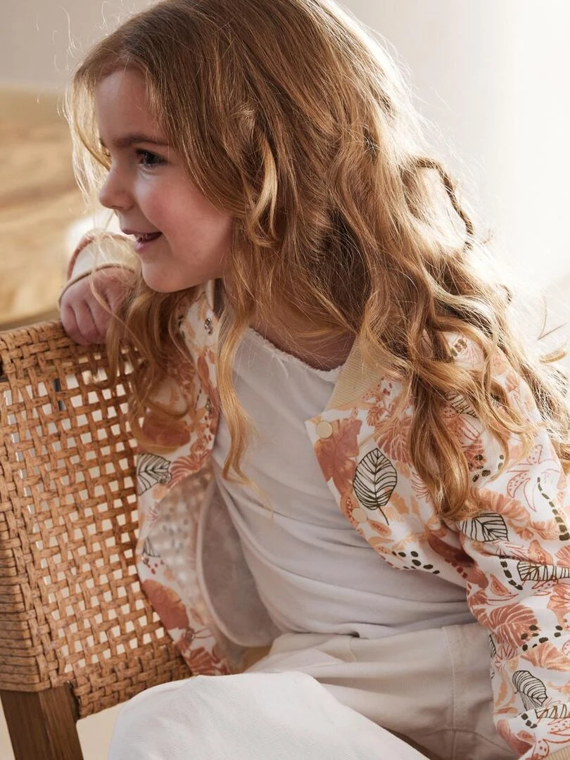 Veste teddy bébé Para   Orange