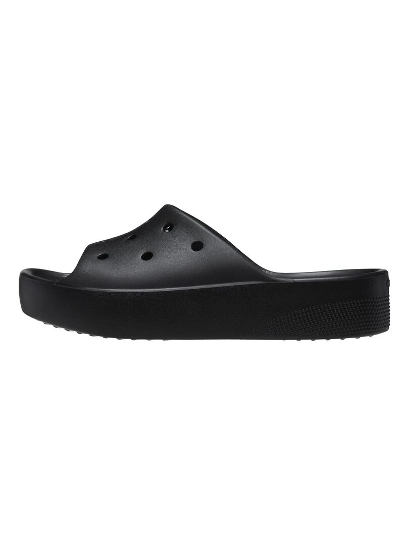 Sandales à Enfiler Crocs Classic Platform Slide Noir