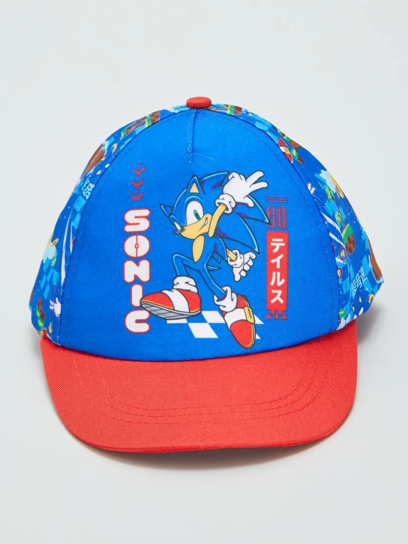Casquette 'Sonic' Bleu/rouge