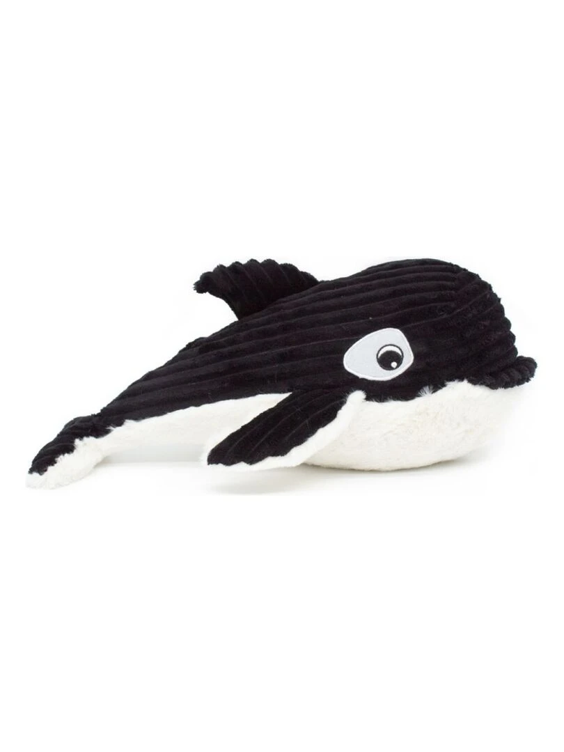 Peluche Morfalou l'orque maman et bébé Les Ptipotos noir   Noir