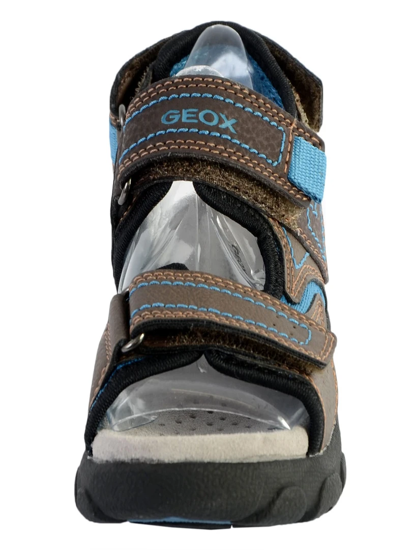 Sandales Geox EnfantGarçons J S. Strada A   Wax.Syn2+PR.DBK   Marron