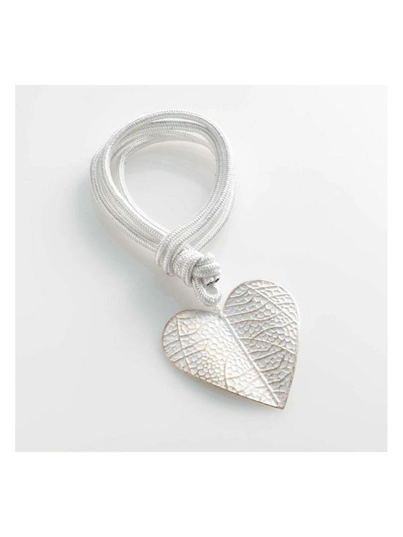 Embrasse Amourette 8 x 8 x 40 cm blanc or Blanc