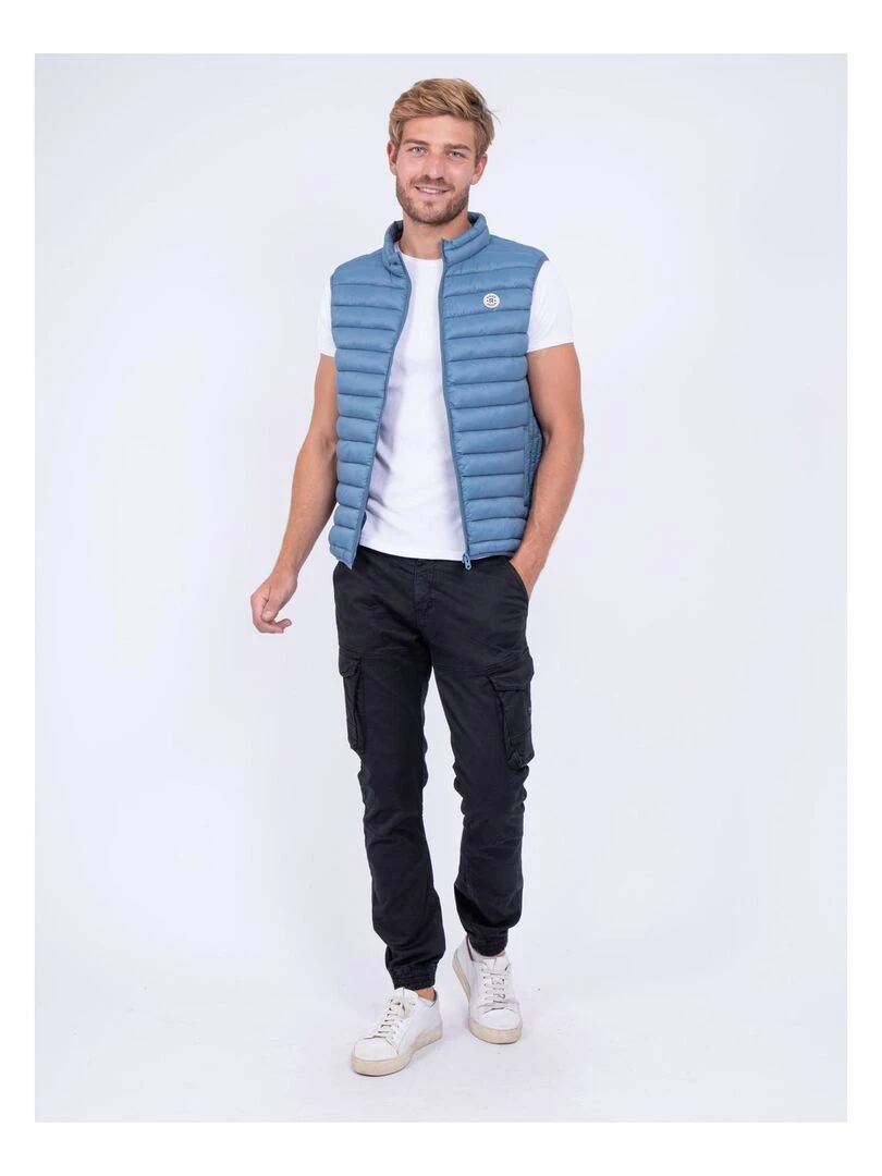 Doudoune légère sans manche ZERNES   Bleu ardoise