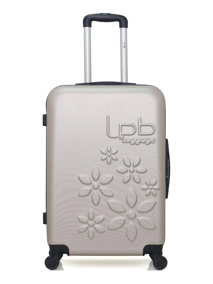 LPB LUGGAGE VALISE WEEKEND ABS ELEONOR 4 ROUES 65 CM Beige