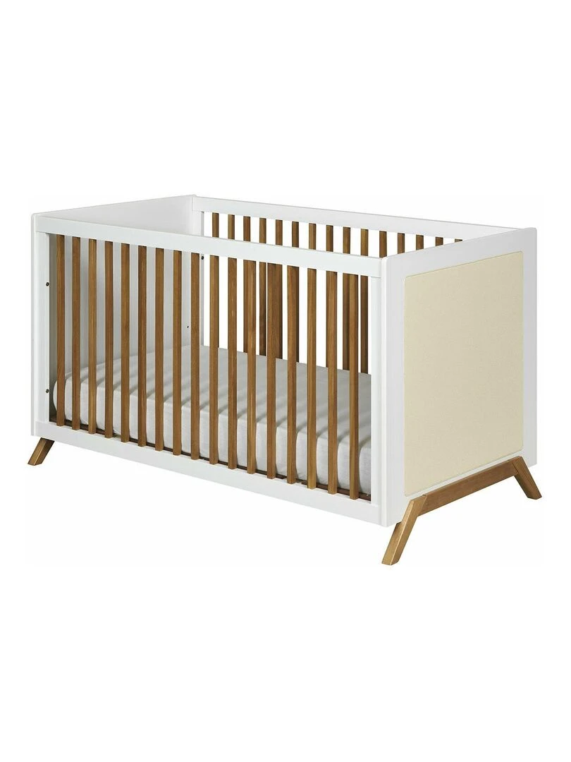 Lit bébé avec matelas Azu AKITEN RETAIL Blanc