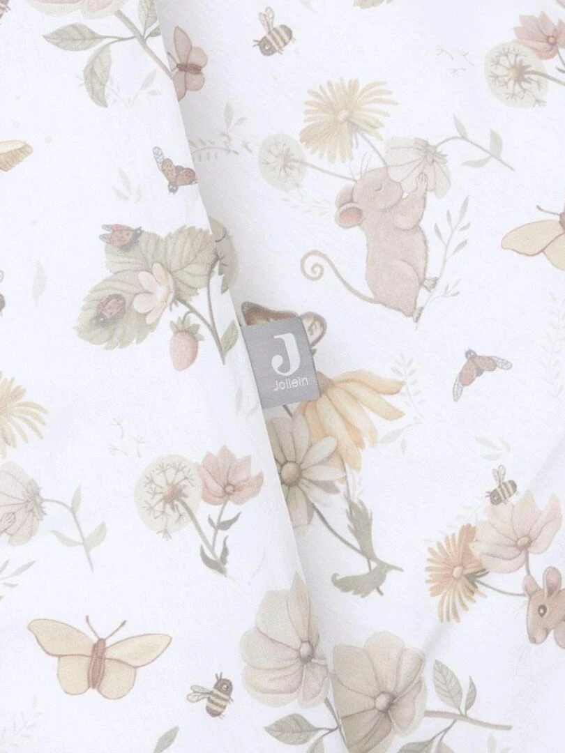 Housse de couette + taie d'oreiller Dreamy Mouse (100 x 140 cm)   Blanc