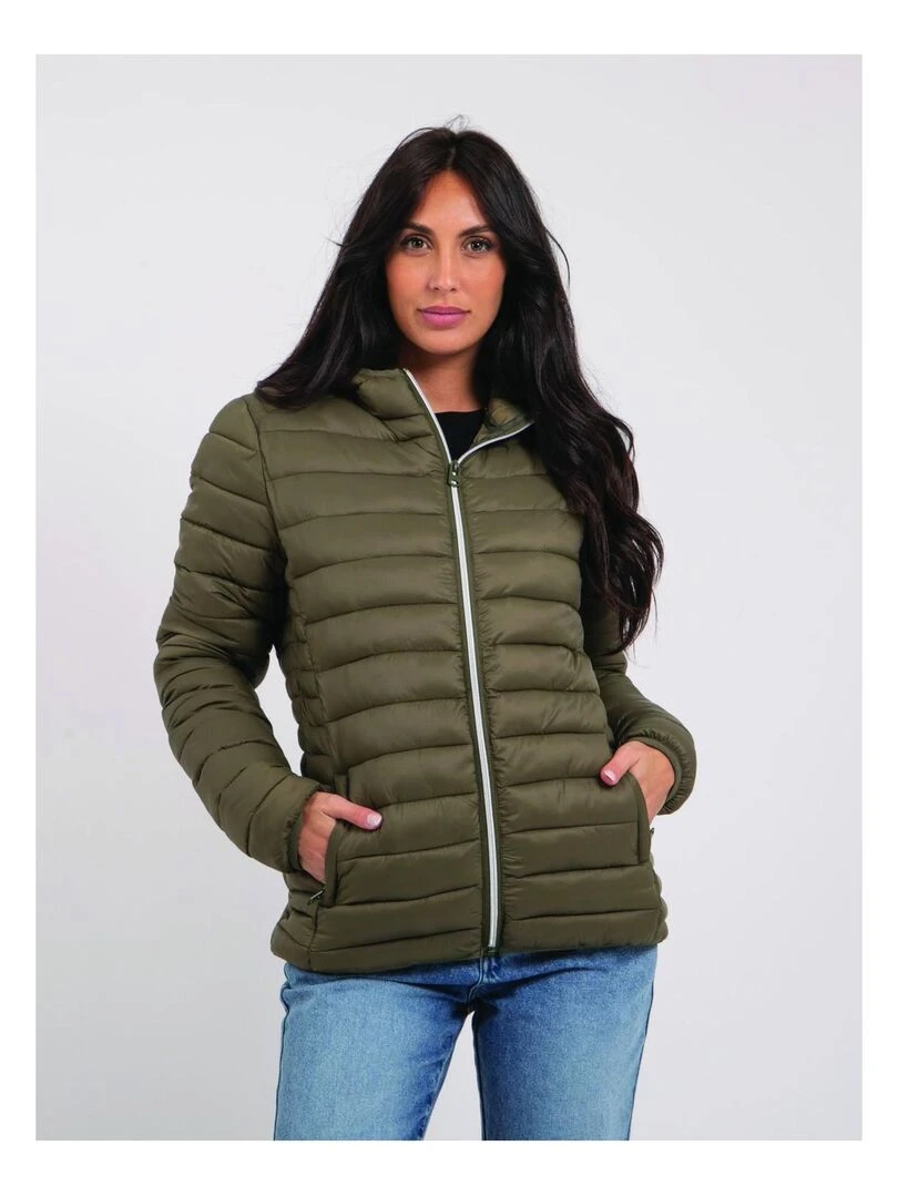 Doudoune a capuche URSEL   Kaki