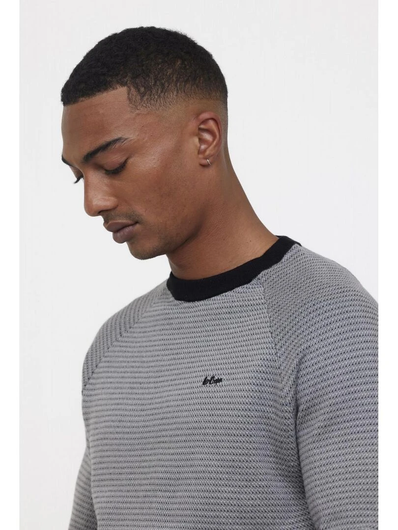 Lee Cooper   Pull manches longues coton regular CLARK   Gris