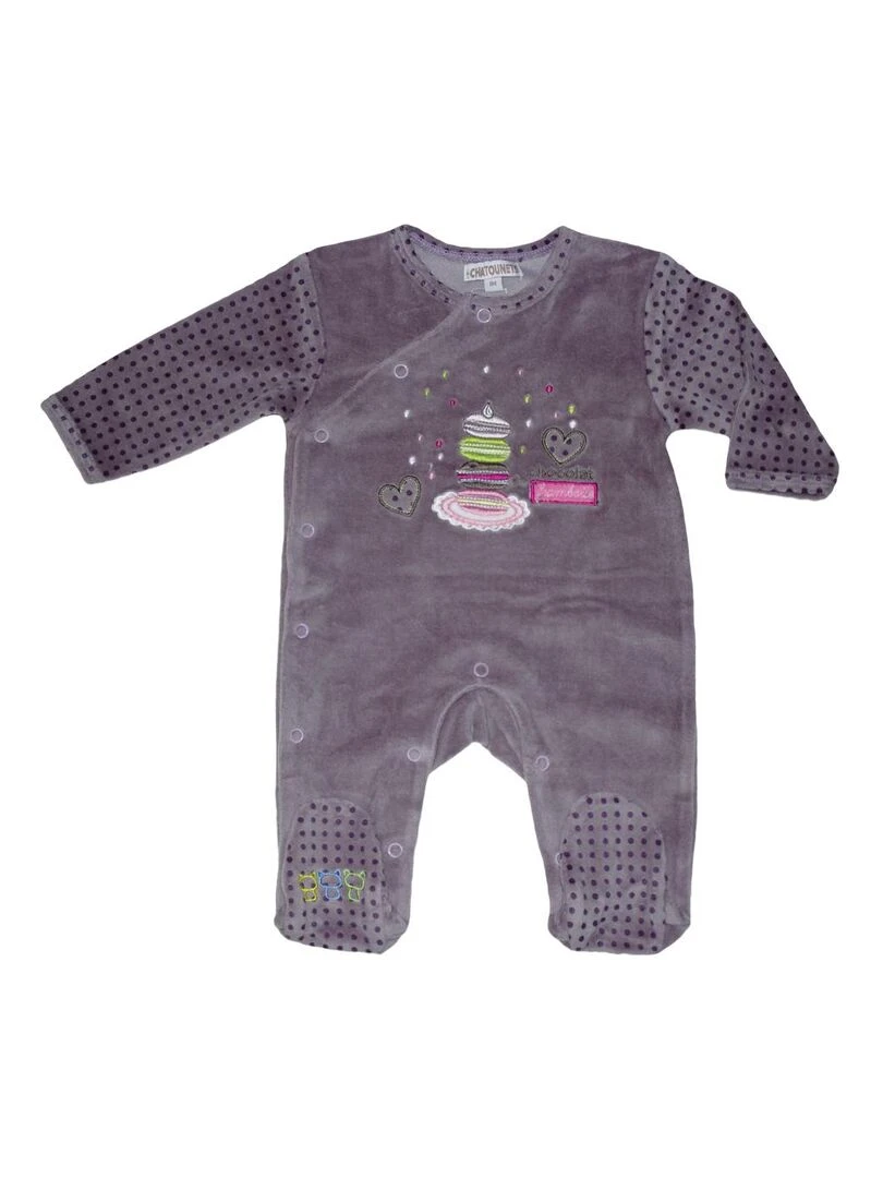 Bonnet Tricot LES CHATOUNETS Blanc