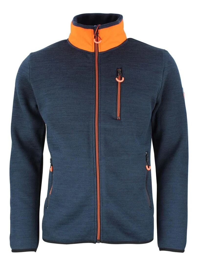 Blouson polaire homme CAYAK PEAK MOUNTAIN Bleu marine