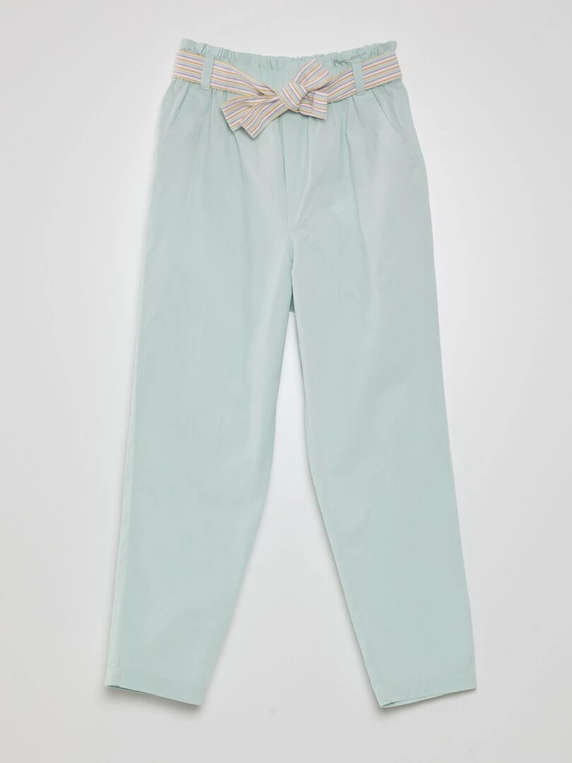 Pantalon carotte Vert clair