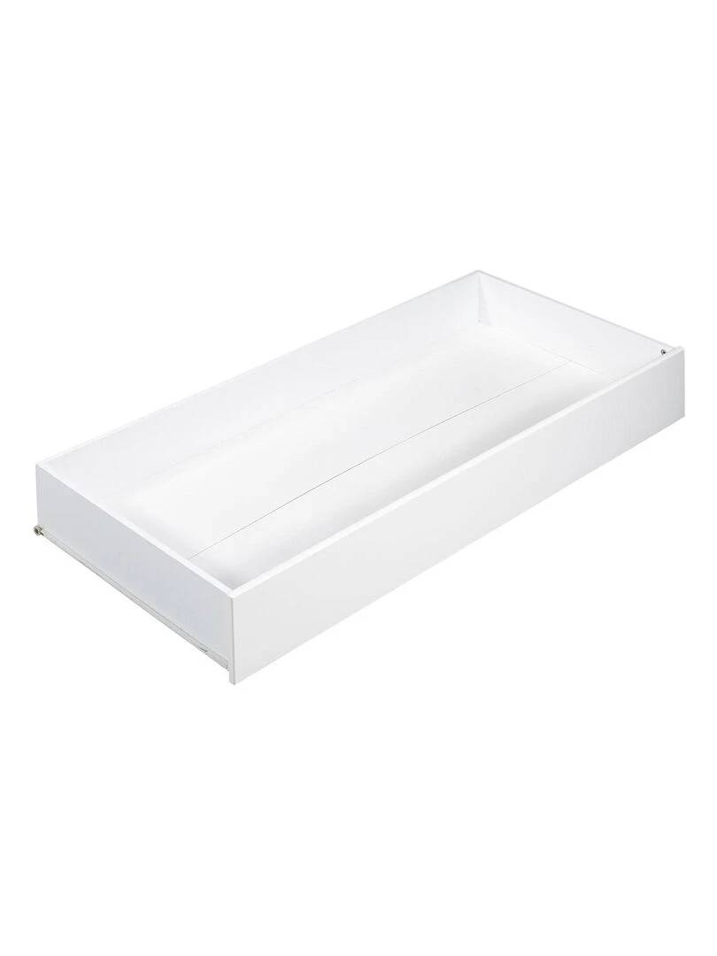 Tiroir pour lit 120x60 en bois blanc BABYPRICE Blanc